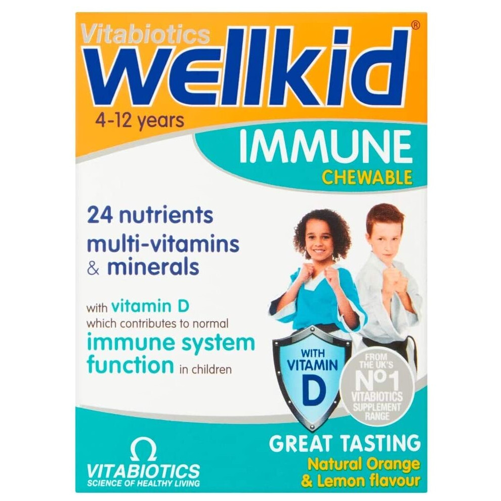 Vitabiotics - Wellkid Immune Chewable 30 VTabs