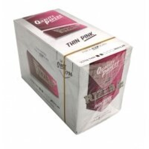 (100 Booklets (Full Box)) RIZLA PINK REGULAR STANDARD QUALITY SMOKING ROLLING PAPERS