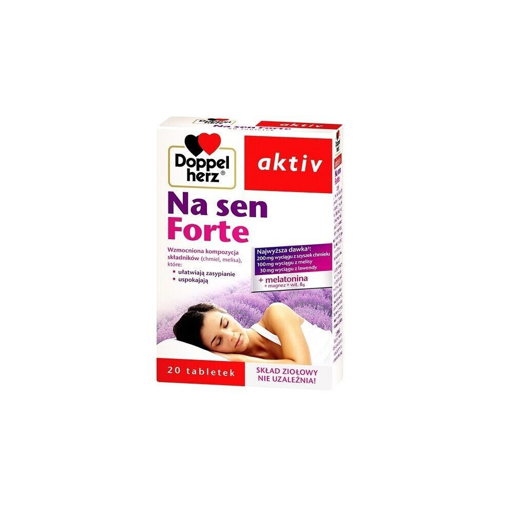 DOPPELHERZ AKTIV For a sleep forte - 20 tablets  Na Sen Forte