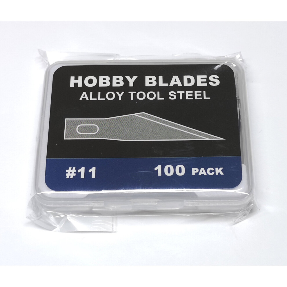 (100 Blades) #11 Blades for X-acto Style Tool Hobby Craft Knife