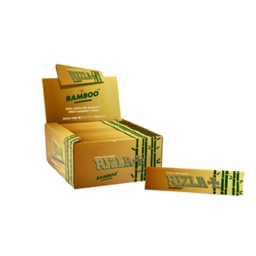 (5 Booklets) NEW Rizla BAMBOO King Size Slim Ultra Thin Rolling Papers