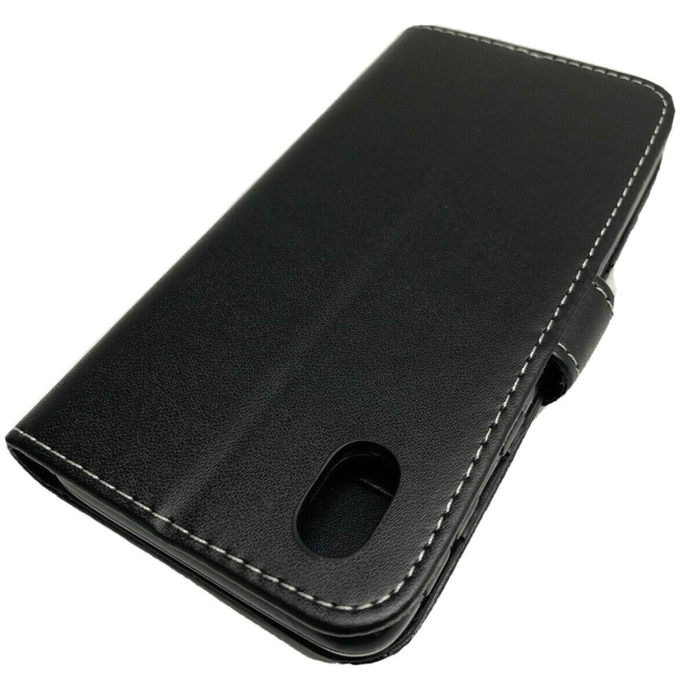 black--for-samsung-galaxy-a3-core-phone-case--cover--flip-wallet--folio--leather--gel