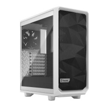 FRACTAL DESIGN - Boîtier PC Meshify 2 Compact Blanc Panneau Verre Trempé Transparent