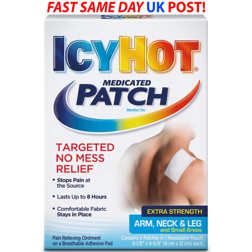 Icy Hot, Patch di sollievo dal dolore originale, 5 Patch
