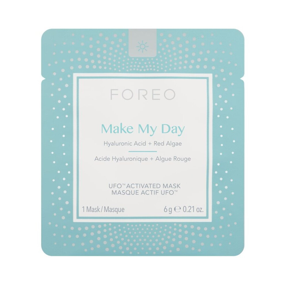 Foreo Red Ufo Make My Day Hyaluronic Acid & Algae Face Mask 7 X 6G