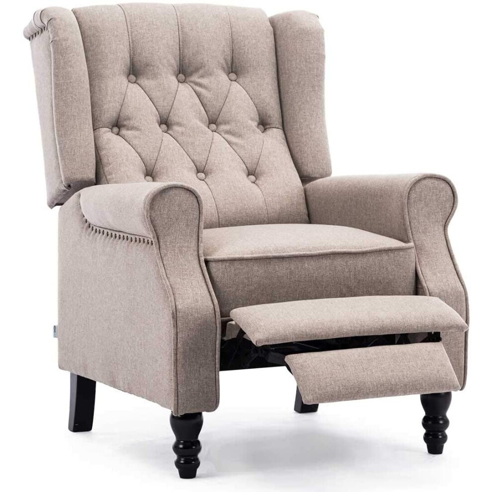 Wing back recliner armchair sale