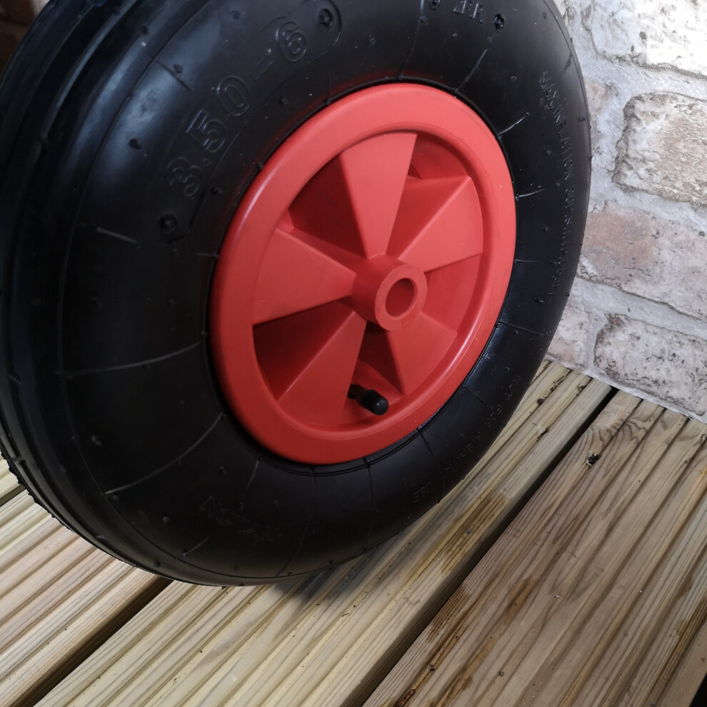 Replacement 13" x 3" Pneumatic Garden Wheelbarrow Wheel