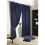 Madison Eyelet Ring Top Curtain Pair Fully Lined Plus Tie Backs, Navy, 90x72" 1