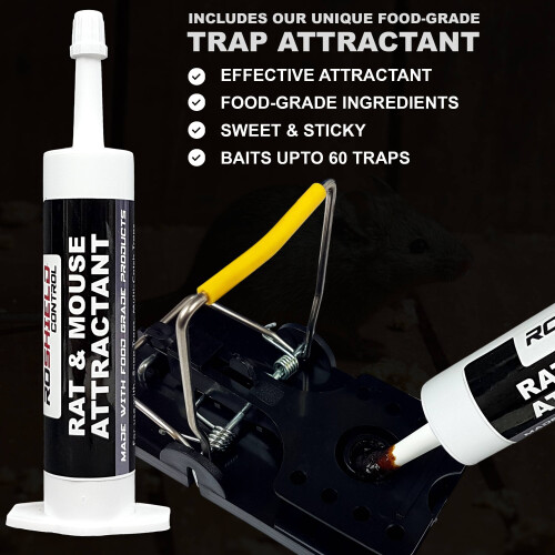 Roshield Roshield Rat & Mouse Snap Trap Bait Attractant 30g Syringe 1