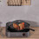 Living And Home Cast Iron Griddle Tray Plate Grill Pan Skillet Cook Griddle 2