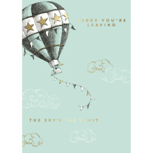 Sorry You're Leaving Sky's The Limit Leaving Greeting Card King Street Cards