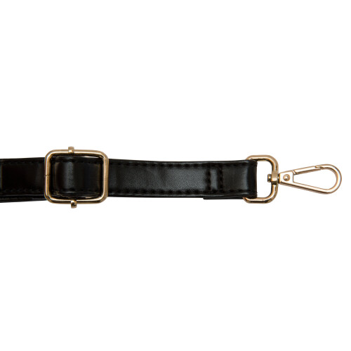 (Black) Leather Replacement Shoulder Cross Body Handbag Strap 12 Colors 2