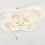 Living And Home (Round, 8 Heads) Modern Dimmable LED Chandelier Ceiling Light with Remote 4