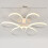 Living And Home (Flower, 58cm) Modern Dimmable LED Chandelier Ceiling Light with Remote 7