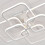 Living And Home (Suqare, 6 Heads) Modern Dimmable LED Chandelier Ceiling Light with Remote 5
