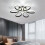 Living And Home (Flower, 58cm) Modern Dimmable LED Chandelier Ceiling Light with Remote 5