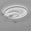 Living And Home (V Round, Cool White) Modern LED Ceiling Light Chandelier Lamp 3