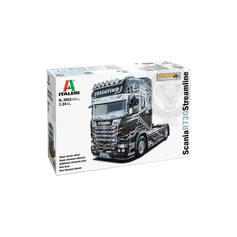 Italeri Scania R730 Streamline 1:24 Plastic Model Kit