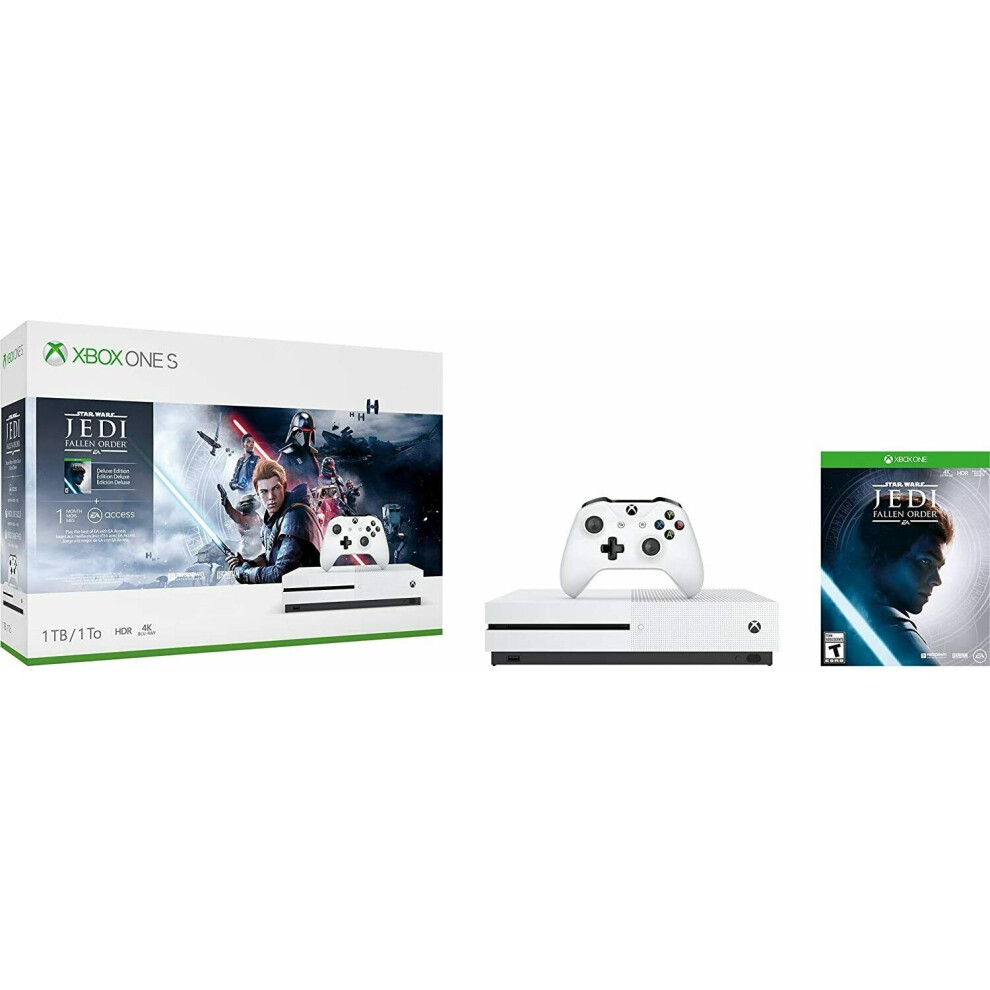 Xbox One S 1TB Console - Star Wars Jedi: Fallen Order Bundle(Open Box)