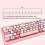 (blue mix) Wireless Keyboard & Mouse Set, Bluetooth Keyboard 3