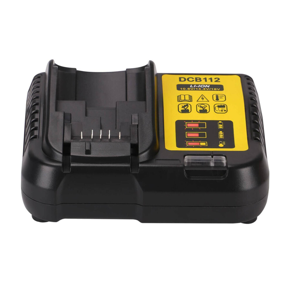Rapid Battery Charger For DCB112 10.8V-20V XR DCB101 DCB182 DCB200 Li-ion