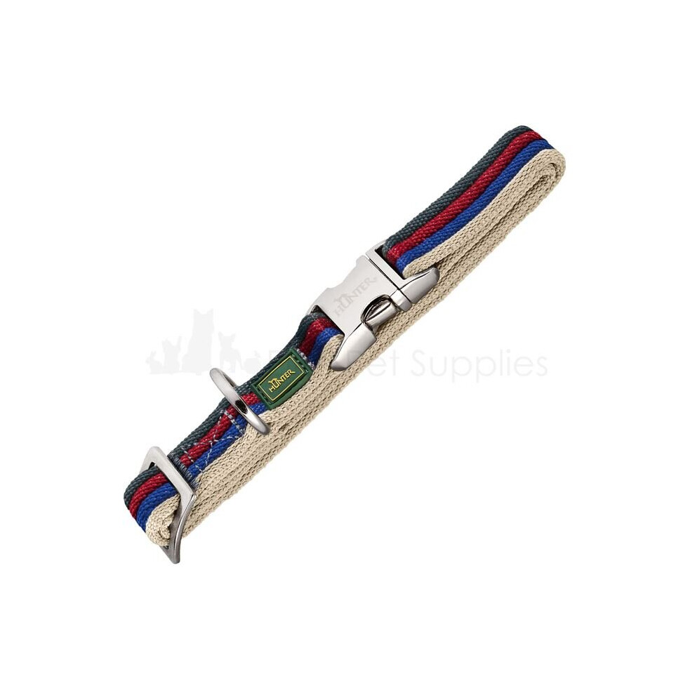 (Multi Colour, L) Hunter Davao Dog Collar Alu-Strong