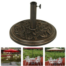 Cast Iron Round Parasol Base 8 KG Heavy Metal