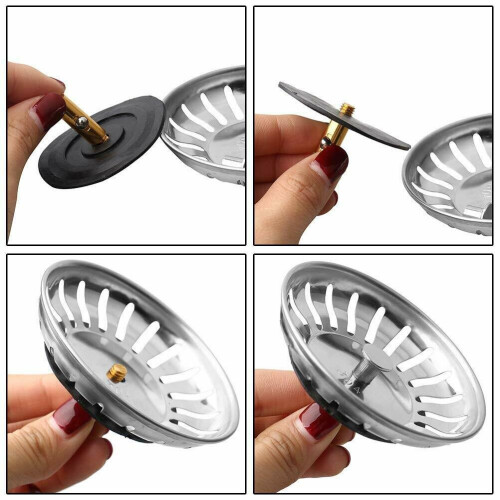 Kitchen Sink Strainer Replacement Basin Drainer 2