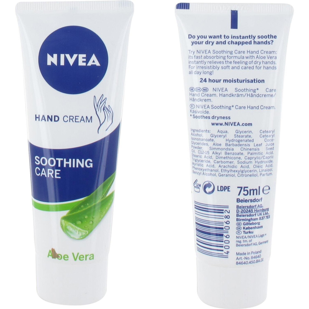 Nivea Aloe Vera Hand Cream 75Ml - Image 12