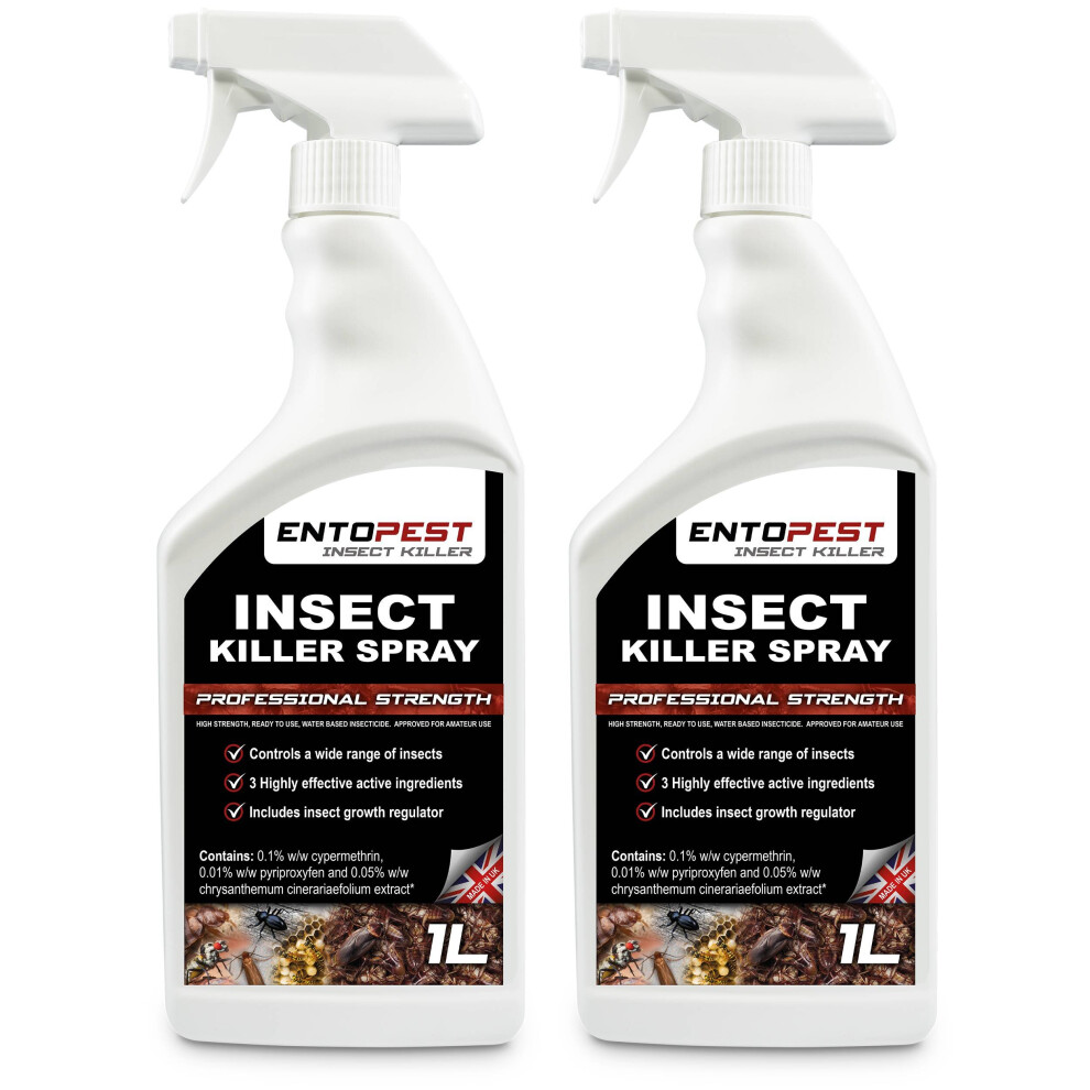 Entopest Universal Insect Killer RTU Spray 2 x 1L with IGR