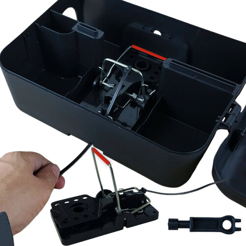Roshield 1 x Roshield External Rat Snap Trap Control Box - Green Control Professional Solution