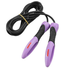 York Leather Skipping Rope Speed Jump Fitness - Purple