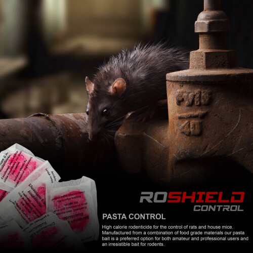 Roshield Roshield 60 Mouse Mice Rat Pasta Bait Killer Control Sachets (4 x 150g Pack) 1