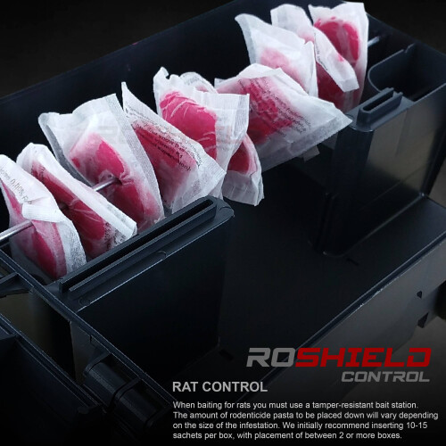 Roshield Roshield 60 Mouse Mice Rat Pasta Bait Killer Control Sachets (4 x 150g Pack) 2