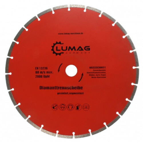 Lumag Lumag DS350S Segmented Diamond Blade