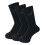 New Balance New Balance Performance Cotton Cushioned 3 Pack Crew Socks - Black - Small 1