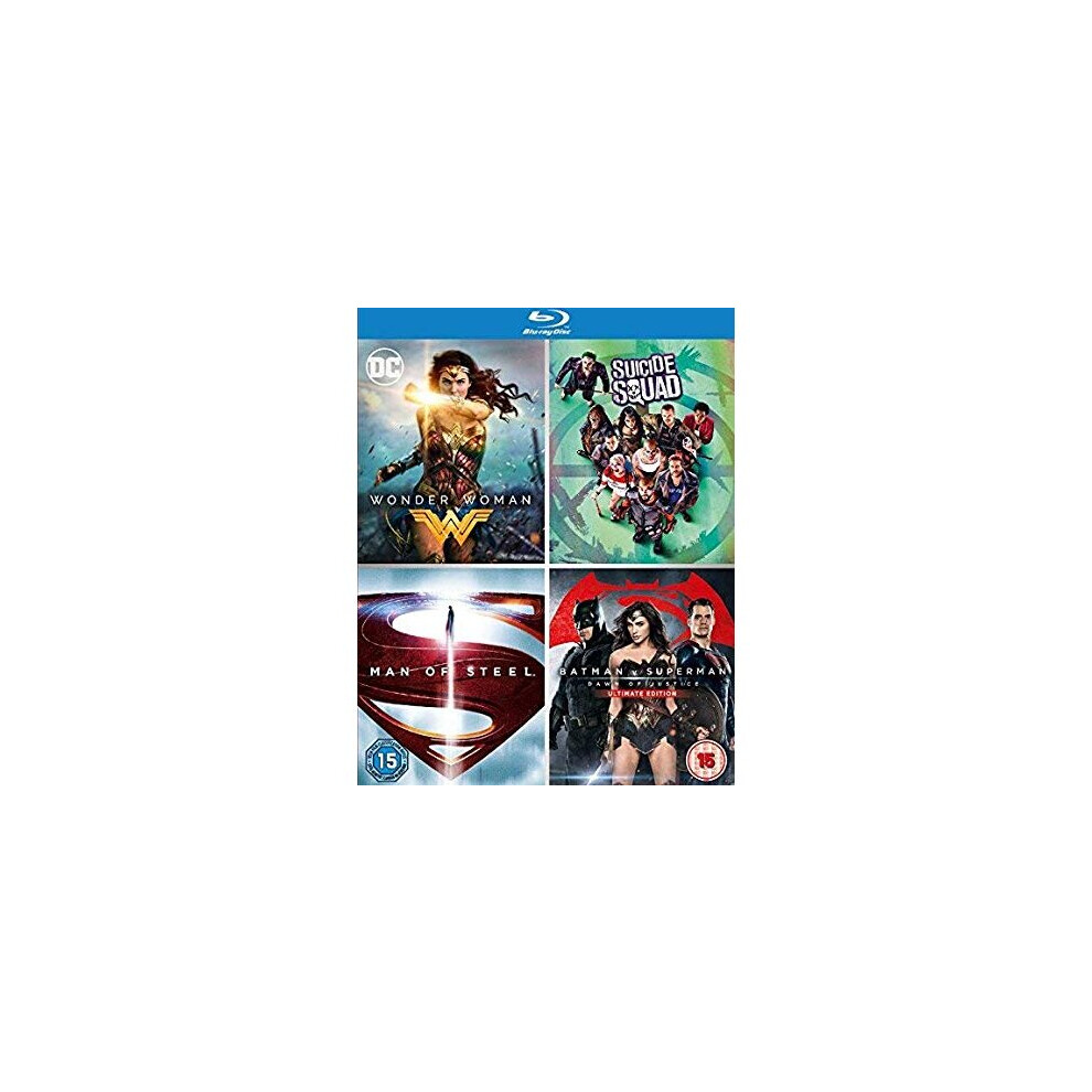 DC Blu-ray 4 Film Collection - Batman SuperMan, Wonder Woman, Suicide Squad etc - Image 5