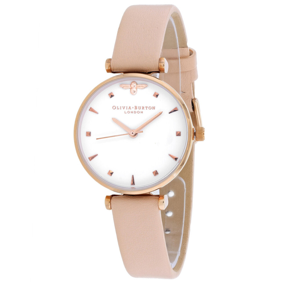 Olivia Burton Ob16am95, Women's Embellished Watch White