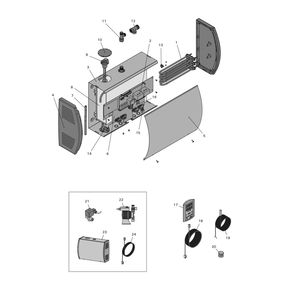 Certikin Harvia Steam Gen Heater Element 3.0Kw (SPSHZG350)