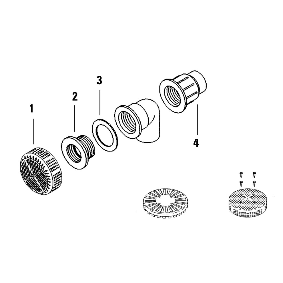 Certikin Hydro Air Suction Nut Straight Metric 50Mm (SPHY39/M)