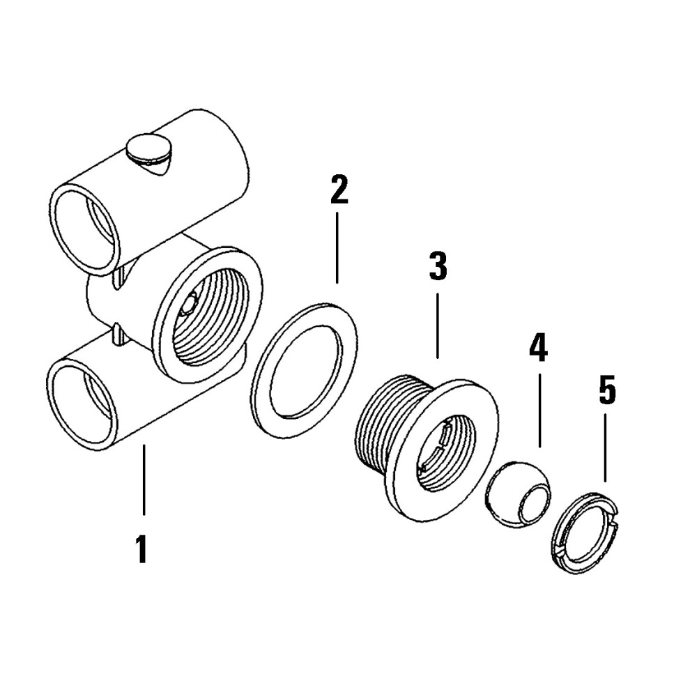 Certikin Jet Face (Wall Fitting) C/W Eyeball (HY4007F)