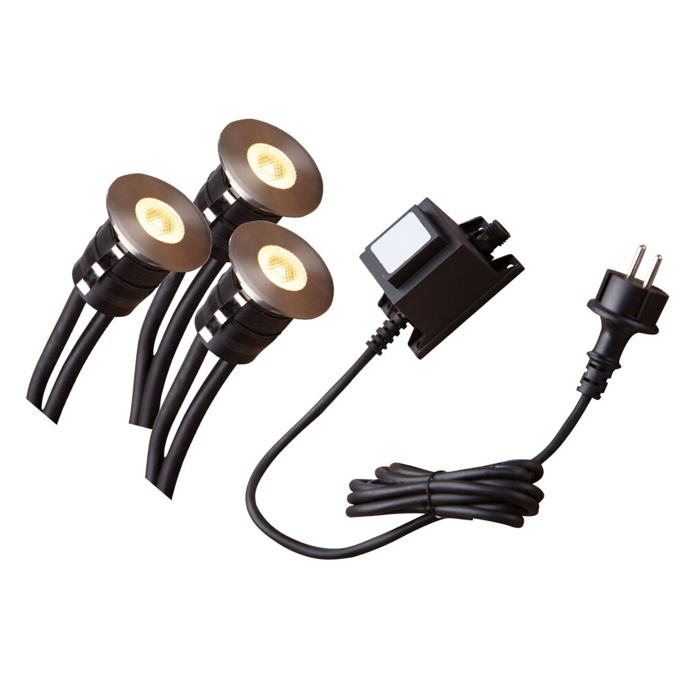 Certikin Smart Light Starter Set - Deck Light, 3 Cover Lights And Transformer (L450-00)