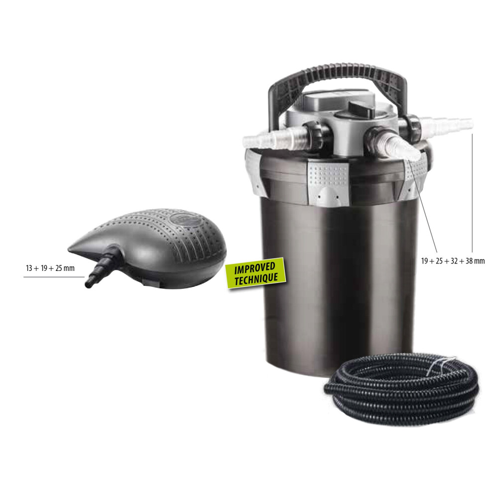 Certikin Pressure Filter Set (Ponds To 10M³) 3300 L/H Pump - 11W Uvc (FPU10000-00)
