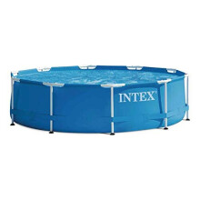 Intex 10' x 30" Metal Frame Pool Set Swimming outdoor