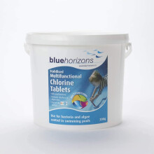 Deep Blue Pro - Multifunctional 200g Chlorine Tablets 25 kg Long lasting stabilised clarifier algae inhibitor
