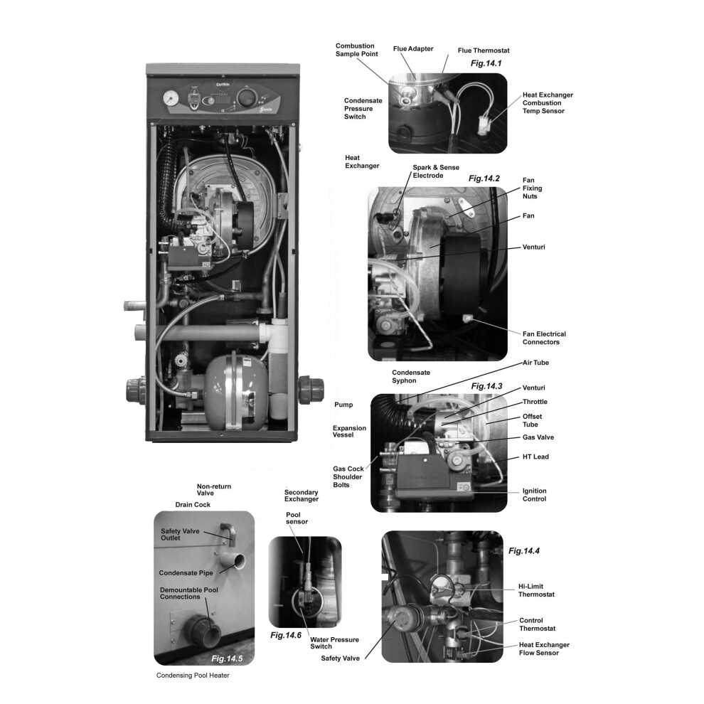 Certikin Secondary Heat Exchanger C/W Fittings (SPMBG053)