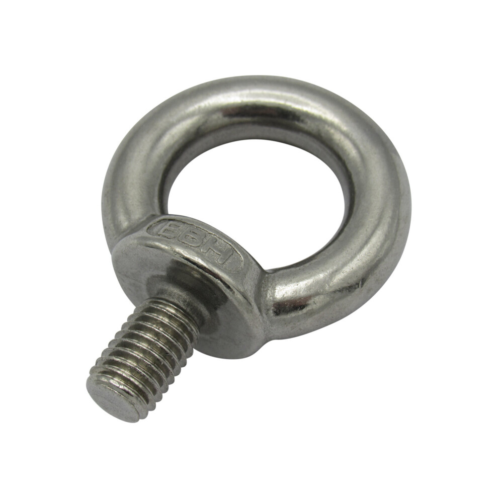 Stainless Eye Bolt M6 Din580 (Steel Eyebolts Metric Thread Hole) 707152587037