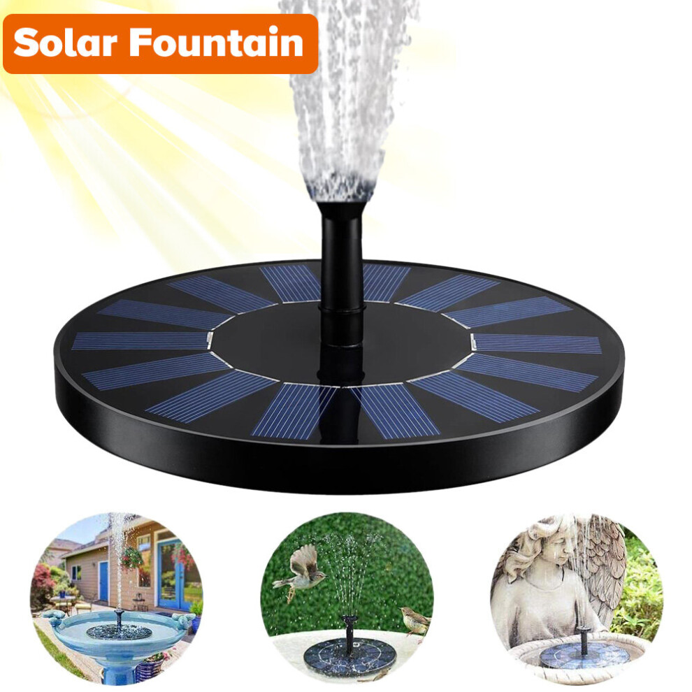 Floating Solar Fountain Water Pump Garden Pool Pond Outdoor Decoration