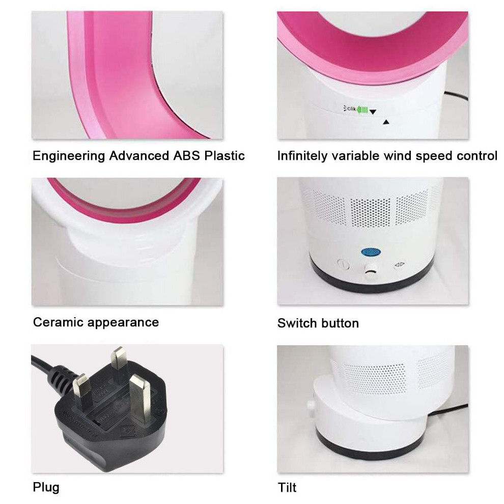 (Gold) UltraQuiet Negative Ion Air Bladeless Tower Fan on OnBuy