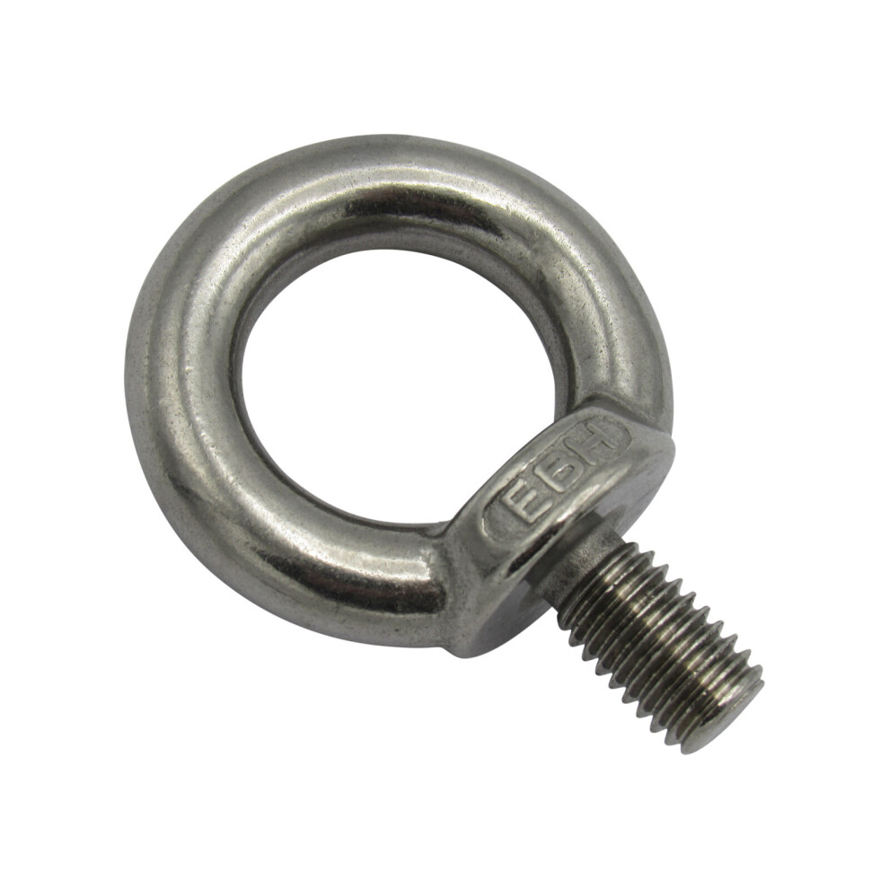 Photos - Nail / Screw / Fastener SecureFix Direct Stainless Eye Bolt M8 DIN580  SFSSEB08 (Steel Eyebolts Metric Thread Hole)